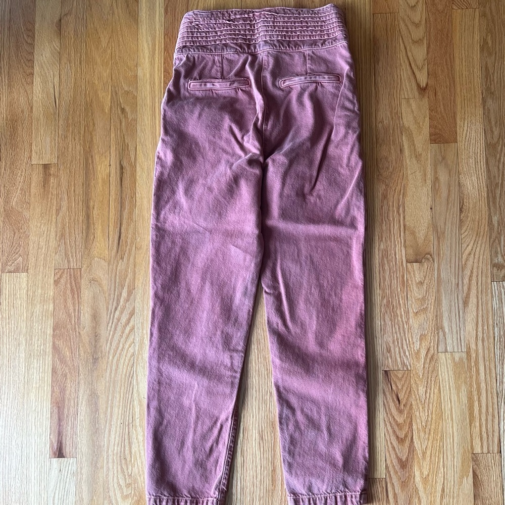 SÉZANE Sidney Dusty Rose Trousers Size 38/6 - Picture 9 of 13